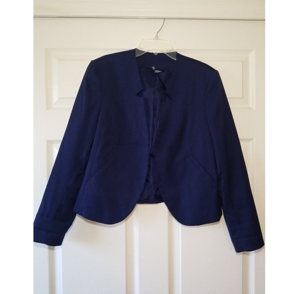 H&M Divided blazer jacker Size 10 Blue